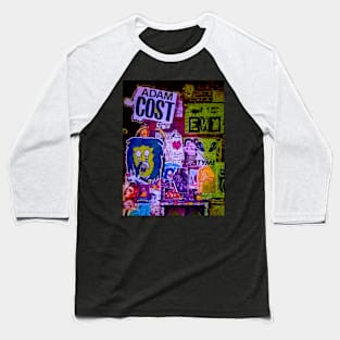 Sticker Graffiti Wall Art Street NYC Baseball T-Shirt